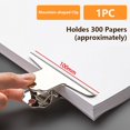 thumbnail image 1 of High Quality Stainless Steel Round Clip Universal Metal Mountain Shaped Clip Multifunctional Clamp School Office, 1 of 7
