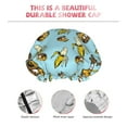 thumbnail image 4 of Funny Banana Monkey Shower Cap, Double Layers Shower Cap Rreusable Waterproof, Elastic Bathing Hair Hat for Women, Washable Hair Cap for All Hair Lengths, 4 of 5