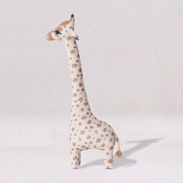 Animal de peluche Jirafa Juguetes de peluche Decoración realista Simulación Muñeca de pie suave para dormir para niñas Regalo 70cm Hugo Jirafa de peluche