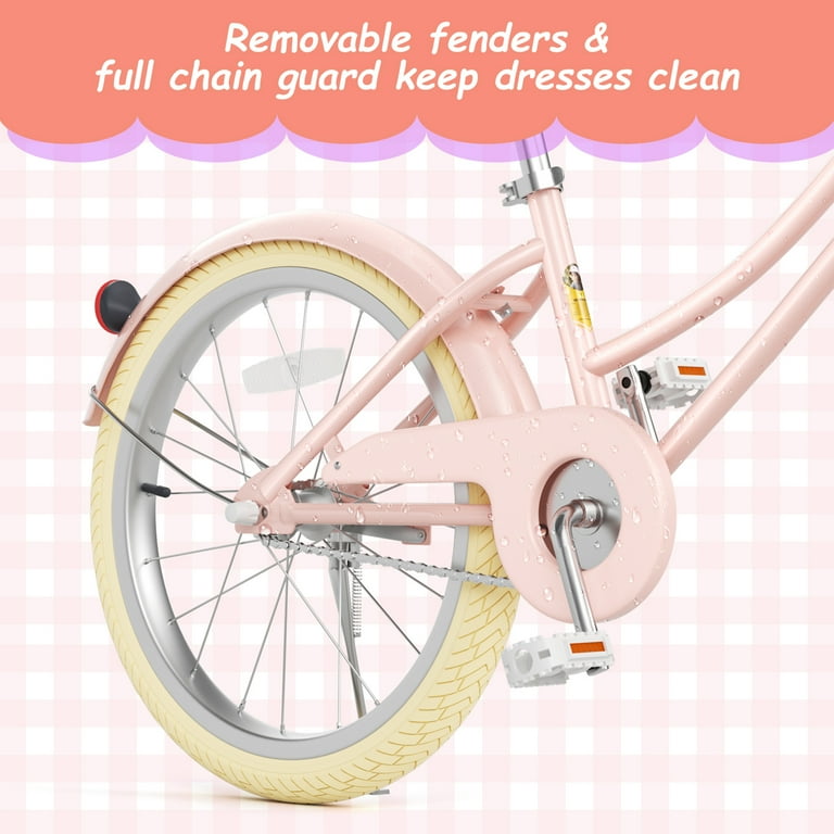 XJD 20 Inch Girls Bike for 6-12 Years Old Toddlers and Kids, Kid's