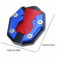thumbnail image 5 of Motorcycle Side Parking Kickstand Support Plate Extension Pad for PCX150 PCX160, 5 of 10