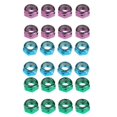 thumbnail image 1 of 24Pcs Skateboard Truck Wheel Axle Screw Nuts Longboard Hardware Accessories, 1 of 5
