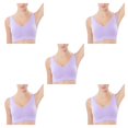 thumbnail image 3 of Wosthever Sujetador deportivo sin costuras sin aros para mujer, transpirable, Push Up, para Yoga, para correr Type1 NO1, 3 of 6