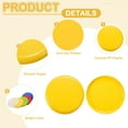 thumbnail image 3 of Uxcell Flying Disc Colorful Plastic Flying Disk Flyer for Outdoor Sports Training Playing Lawn Game Yellow, 3 of 5