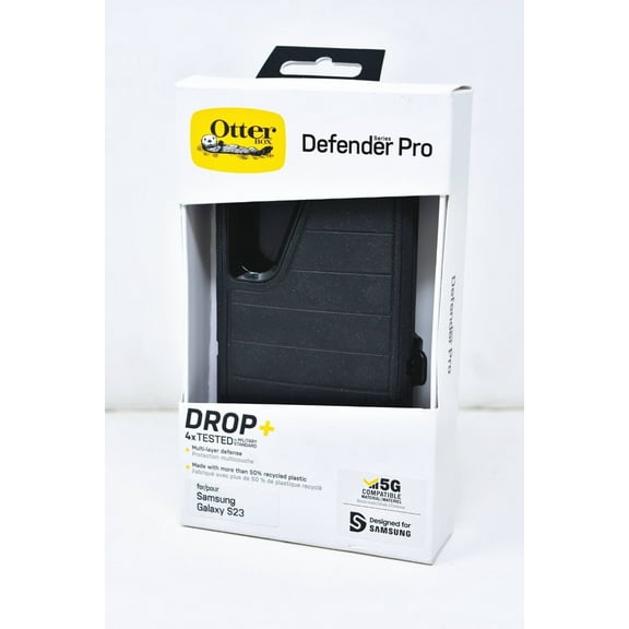 OTBX Shockproof Holster Cell Phone Case for Samsung Galaxy S23, Black