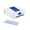 Blue, variant on Orange Twist Ties for Bags | Bulk 2000 Pack with Dispenser Box | 4" Coated Wire Ties Reusable Bread