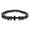 Volcanic Rock, variant on Creative 8mm Natural Stone Bead Cross Bracelet