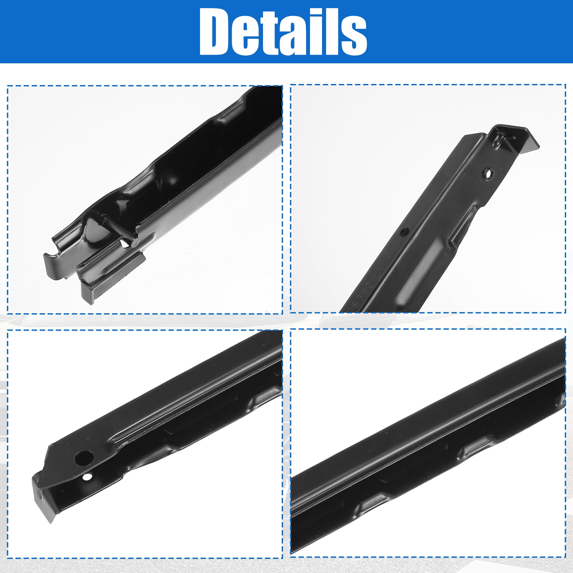 Unique Bargains Front Upper Bumper Cover Bracket for Mercedes E320 E500 2003-2009