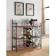 thumbnail image 4 of Kings Brand Furniture Metal Console Table Wine Rack Buffet Server, 4 of 10