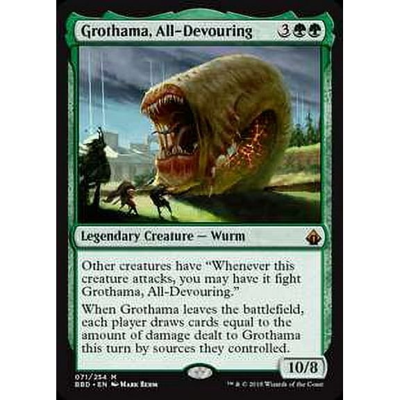 MtG Battlebond Mythic Rare Grothama, All-Devouring (Foil) #71