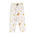 thumbnail image 4 of Goofa Funny Chicken Printed Soft Pajama Pants for Women, Wide Leg Comfy Casual Lounge Yoga Pants-Small, 4 of 9