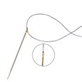 thumbnail image 3 of 24 agujas de plástico para ojos grandes, 9 cm, agujas de plástico de seguridad, agujas romas de aprendizaje para niños y costura, manualidades hechas a mano LingWen 1327537064749, 3 of 4