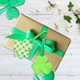 thumbnail image 4 of 12 Pack St. Patrick Day Shamrocks Ornament for Tree Fabric Green 3D Large Felt Shamrocks Ornament Lucky Hanging Shamrock Decorations for Tree Irish Home Festival Party Supplies (Green), 4 of 5