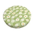 thumbnail image 2 of Lsque Daisies Flowers Round Bar chair cushion covers Velvet Fabric Premium Comfort Protects from Scratches and Stains for 14-17 Inch Chair- 14 inch, 2 of 7