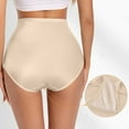 thumbnail image 5 of Delayuji Womens Panties High Waisted Loose Comfortable Cotton Elastic Panties Underwear, 5 of 6