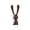 #D- Wooden Bunny, variant on Wooden Bunny 3.1" Easter Bunny Natural Wooden Nose Guasha Massage Tools Anti-Static, Eyes Facial Wood Gua Sha Tool,face Manual Massager Tool, Handheld Meridians Acupoint Massage Tool