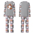 thumbnail image 4 of Halloween Family Pajamas Set Long Sleeve Crew Neck, Soft Matching Halloween Pajamas with Ghost Pumpkin Print, Spooky Family Halloween Pajama Set Sleepwear, 4 of 4