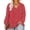 3691-Red Boho, variant on Womens Plus Size Tops 2X Long Sleeve Shirts Fall V Neck Blue Boho T Shirts Fashion Drawstring Tunics Loose Fit Summer Blouses Casual Pullovers 2XL 18W 20W