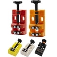 thumbnail image 3 of 8 Holes Table Vice Carving Bench Clamp Flat Pliers Drill Press Adjust Hand Tools Red, 3 of 7