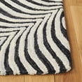 thumbnail image 4 of SAFAVIEH Metro Quinn Wavy Striped Area Rug, Black/Beige, 3' x 5', 4 of 12