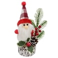 thumbnail image 2 of Estatua de muñeco de árbol de Navidad Macarena 25 cm decoración navideña para El hogar Estilo B, 2 of 8