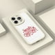 thumbnail image 4 of Elegante y duradera: funda plateada mate de doble capa con diseño divertido de dibujos animados para iPhone 15 Pro Max 14 13 12 Pro 11, 4 of 4