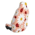 thumbnail image 2 of Fuzoiu Daisy and Ladybug Print Elastic Car Seat Covers, Seat Cover Protector,Universal Fit Interior Covers for Most Cars,Washable Seat Cover Non Slip for SUV,Sedan,Van, 2 of 5