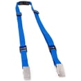 thumbnail image 4 of 5 Pack - Adjustable Face Mask Lanyard with Safety Breakaway Lanyards with Two Clips for Ki ds & Adults - Strap Length Adjusts from 18”-30” to Fit Small & Large Sizes by Specialist ID (Royal Blue), 4 of 9