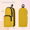 thumbnail image 3 of ALAZA Solid Yellow Pencil Case Pen Pouch Stationery Organizer Bag, 3 of 7