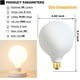 thumbnail image 4 of Bombilla Leools G40, 4 W, 3000 K, regulable, CRI95, 120 V, 4 of 9