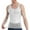 c01White, variant on USNSM Men's See Through Tank Top Sheer Mesh Shiny Crop Top Stretchy Lace Muscle Shirts Solid Color Base Round Neck Sleeveless Top Brown M