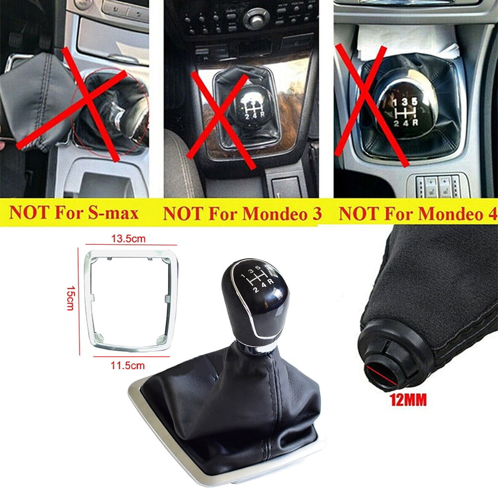 5 Speed Gear Shift Knob Stick Lever Gaiter Boot Cover for ford Focus MK2 MK3 MK4