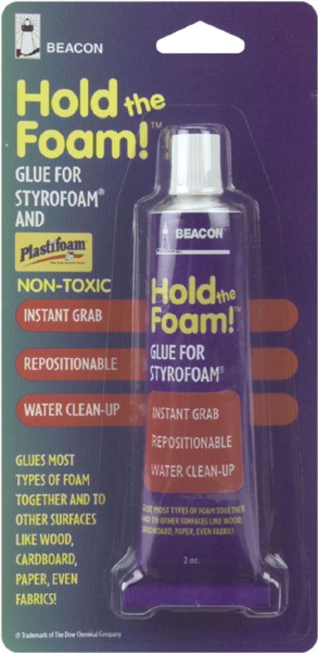Hold The Foam Styrofoam Glue 2oz Styrofoam Glue 2oz