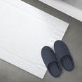 thumbnail image 6 of White Classic Hotel Collection Absorbent Cotton Bath Mats, Spa Reversible Floor Towels, not a Bathroom Rug, White, 22 x 34, 2 Pack, 6 of 9