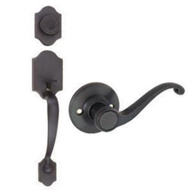 Design House 753806 Sussex 2Way Entry Door Handle Set with Lever
