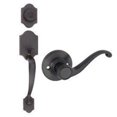 thumbnail image 1 of Design House 753806 Sussex 2-Way Entry Door Handle Set with Lever, Handle and Keyway, Adjustable Backset, 1 of 1