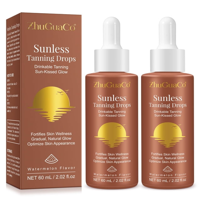 Gotas bronceadoras sin sol Tan Theory, 60 ml, para rostro y cuerpo