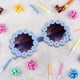 thumbnail image 1 of Gafas de sol portátiles perfke flores marco azul para niñas, 1 of 9