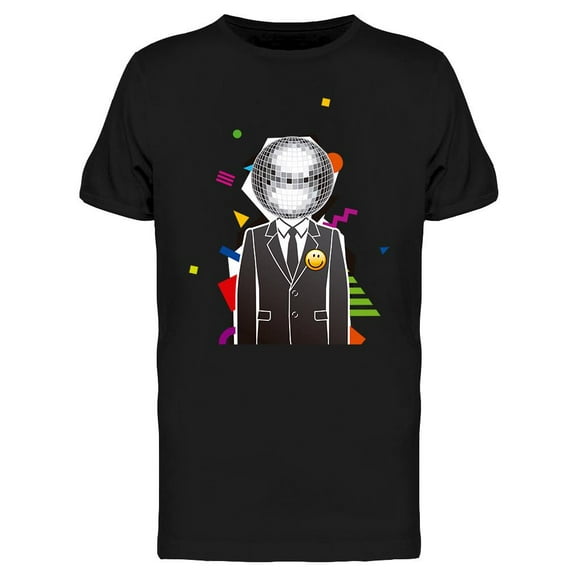 Disco Ball Man T-Shirt Men -Image by Shutterstock, Male XX-Large