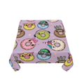 thumbnail image 5 of Wukai Cute Donuts Waterproof Tablecloth for Kitchen Dining, Fits Square Tables for 2-4 Seats -54"x54", 5 of 7