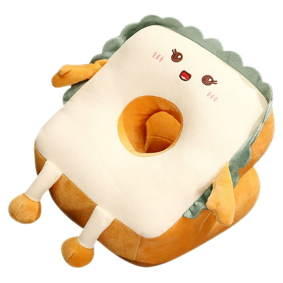 LITINKIMI Plush Bed Desk Pillow with Short Back Support for Adults, 1 Piece Comfortable Cushion