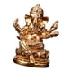 thumbnail image 5 of Estatua del Señor Ganesha Figura de Ganesha Artesanía Obra de Arte Adorno Escultura de Buda Oro 47 x 42 x 6 cm, 5 of 9