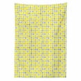 thumbnail image 2 of Abstract Tablecloth, Simplistic Cheery Repetitive Butterfly Symbolic Interpretation, Rectangle Satin Table Cover Accent for Dining Room and Kitchen, 60" X 84", Earth Yellow Pale Taupe, by Ambesonne, 2 of 2