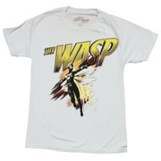 The Wasp (Marvel Comics) Mens T-Shirt - Ant-Man's Flying Friend Drawing (Medium)