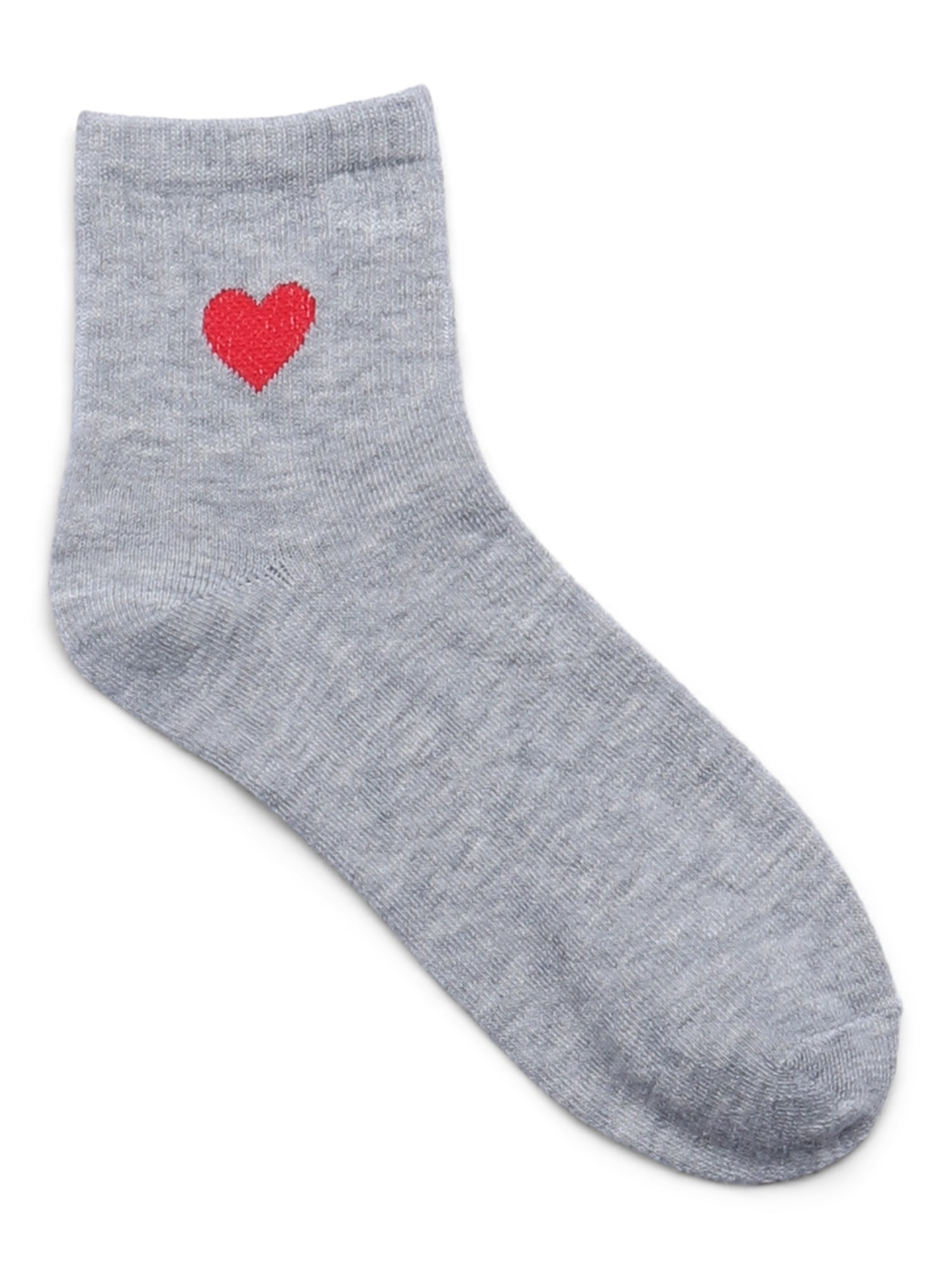 No Boundaries Ankle Socks, 3-Pack, Women's, Size 4-10