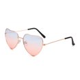 thumbnail image 1 of relayinert Lunettes de Soleil Polarisées Femmes Monture en Métal à la Mode Lunettes de Soleil Unisexes pour Hommes Lunettes de Soleil Confortables Bleues sur le Dessus et Rouges, 1 of 6