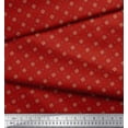 thumbnail image 2 of Soimoi Cotton Duck Fabric Dot & Floral Small Print Fabric by Yard 42 Inch Wide, 2 of 3