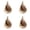 Khaki 4PCS, variant on Hanging Wall Vegetable Fruit Baskets Teardrop Hanging Basket Kitchen Hanging Storage Basket Bohemian Handwoven Wall Mount Fruit Or Veggie Basket Decor For K