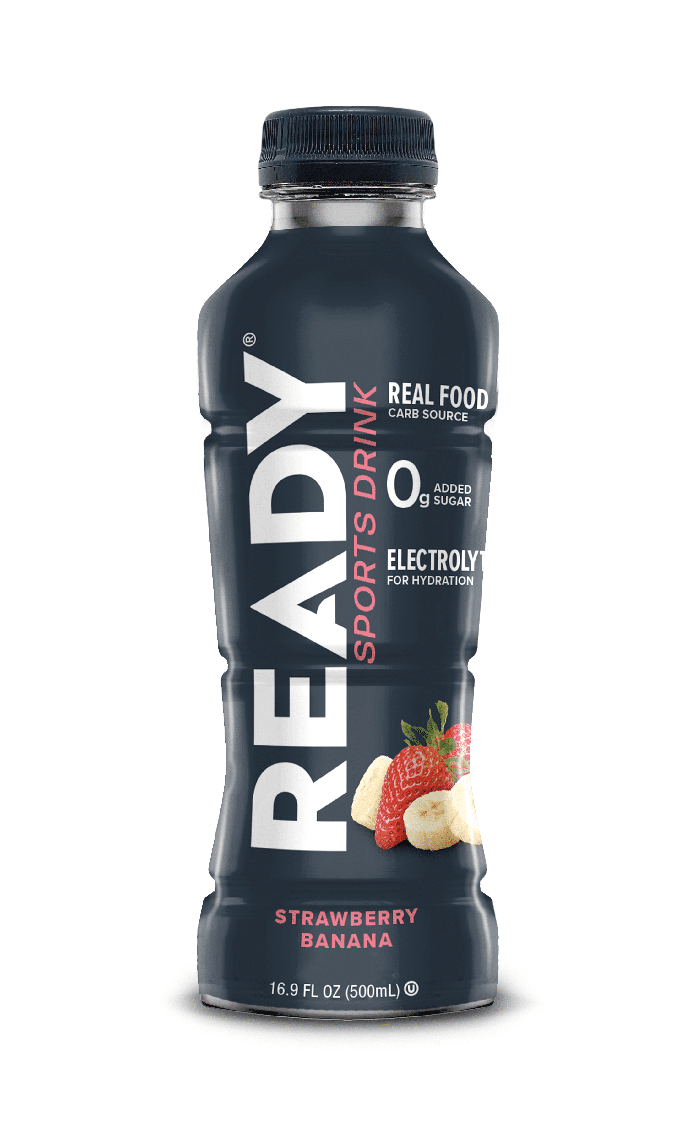 Ready Sports Drink, Strawberry Banana, 16.9 fl oz., 1 Count Bottle