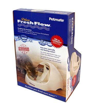 verticaal test Iets Petmate Deluxe Fresh Flow Pet Fountain - Walmart.com